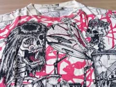 3日間値下げ90s MORBID RAGS 総柄 Tシャツ ビンテージ - メルカリ