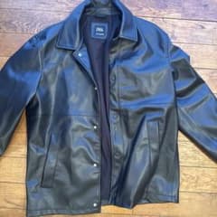 ZARA フェイクレザージャケット ブラック Mサイズ グランジ　archivのサムネイル