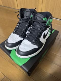 Nike AJ1 high エアジョーダン1 セルティックス　ブラック　グリーンのサムネイル