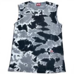 DIESEL タイダイ柄 コムドットやまと着用 ノースリーブ ディーゼル 極美品】DIESEL ディーゼル ダイダイ柄 ノースリーブ タンクトップ