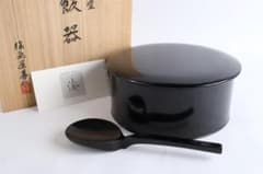 輪島塗 輪島屋 善仁 黒塗 飯器 茶櫃懐石道具 - メルカリ