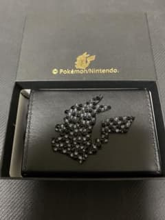 本革ダメカンケースCRYSTAL STONE ピカチュウ　シブヤオープン記念品 本革ダメカンケースCRYSTAL STONE ピカチュウ シブヤオープン記念品