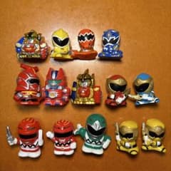 平成レトロ】戦隊モノ 指人形 すくい人形 14個セット まとめ売り