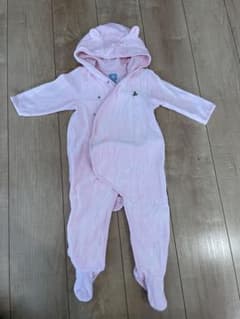 babyGap ピンク くまけつカバーオール 12-18ヶ月