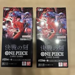 ONE PIECEカードゲーム 決戦の刻 OP-16 2BOX テープカット - メルカリ