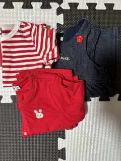 ミキハウス 女の子服 3点セットのサムネイル