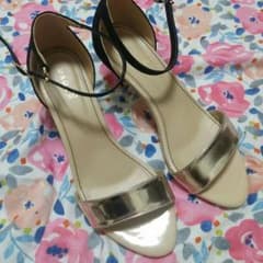 Kyarop様専用♡ほぼ新品!! サンダル ヒール7cm 24.5のサムネイル