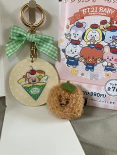 BT21 파미마 한정 아크릴 키링& 봉제인형 배치 SHOOKY