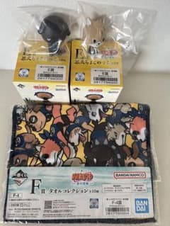 NARUTO 이치 반 쿠지 파도의 국편 E상 닌개 쵸코코 F상 세트