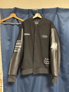 극미품] HUF × GReddy 한정 콜라보 스타 장 총 자수 L 블랙