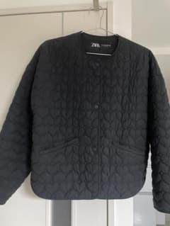 ZARA ハートキルティングジャケット　XSのサムネイル