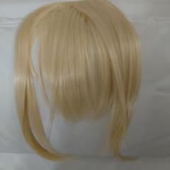 コスプレ用 前髪ウィッグ ライトブロンド クリップ式のサムネイル