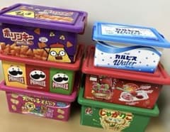 空箱のみ】お菓子 コンテナボックス 6個セット アミューズメント景品