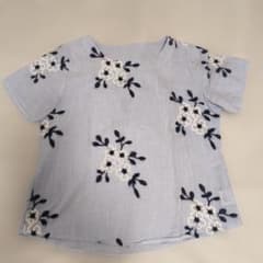 Amis important 半袖 Tシャツ 刺繍 ライトブルーのサムネイル