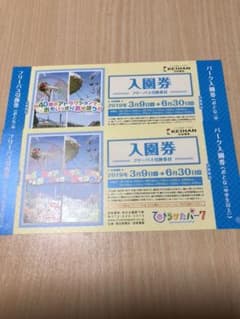 シバンさま専用ひらかたパーク ひらパー パスポート＆入園券2枚のサムネイル