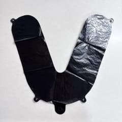 アルファベット バルーン（U）ブラック 約40cm ブラック