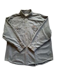 Carhartt 長袖シャツ 2XL ブルーグレー ボタンダウンのサムネイル