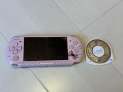 ピンク PSP 本体 アイルー村カセット 完動品 バッテリーなしのサムネイル