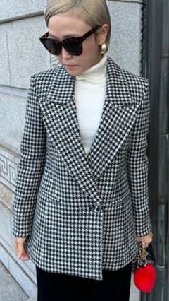 JENNE ジェンヌ ウールジャケット風コート タグ付き未使用新品 XL 
