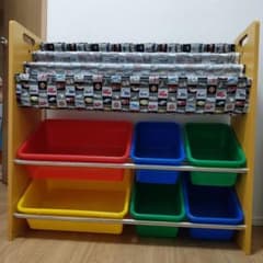 子供 絵本棚 おもちゃ箱 収納棚 収納ラック かっこいいのサムネイル