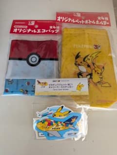 ポケモン ペットボトルホルダー エコバッグ スカイマークステッカーセットのサムネイル