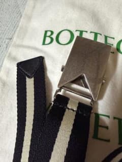 Bottega Veneta Men's Belt Black/White