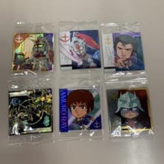 ガンダムウエハースシール6枚のサムネイル