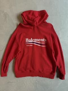 Balements 赤 パーカー フーディ made in Italyのサムネイル