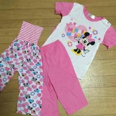 【専用☆34❤️mama様】ミニーちゃん❤︎パジャマ 3点セットのサムネイル