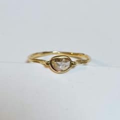 monaka jewelry モナカジュエリー　K18 ダイヤ リング 10号 monaka jewelry モナカジュエリー K18 ダイヤ リング 10号 - メルカリ