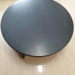 丸型こたつテーブル　黒　直径110cmのサムネイル