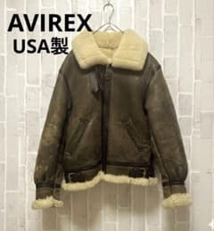 AVIREX B-3 B3 フライトジャケット レザー ムートン USA製90s - メルカリ