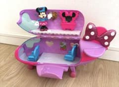 Minnie Mouse Ribbon Liner Airplane Toy with Figure