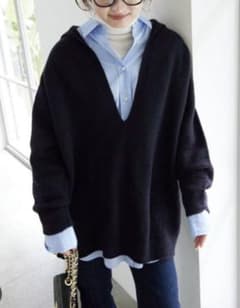 SLOBE IENA ファインウールスキッパープルオーバーのサムネイル