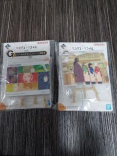 이치 반 복권 리콜리스·리코일 제2탄 G상 이젤 첨부 미니 플레이트 2종류 세트