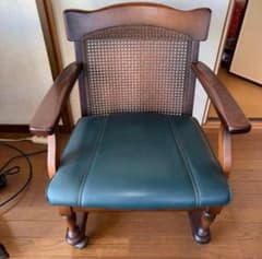 Y0125 ナガノインテリア 回転アームチェア キャスター付 - メルカリ