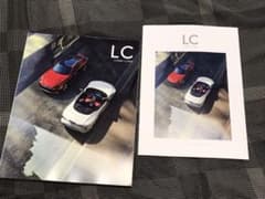 レクサス　LC  コンパーチブル　本カタログ　約120ページ　用品カタログ付きのサムネイル