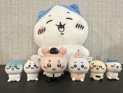 7点セット ちいかわ ハチワレ ぬいぐるみ マスコット 古本屋 ラッコ