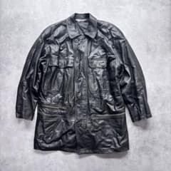 レザージャケット シープスキン イタリア製 ririジップ AA66 - メルカリ