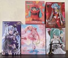 人気美少女プライズフィギュア まとめ売り5個セット 初音ミク - メルカリ