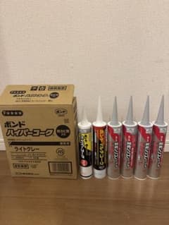 ボンド ハイパーコーク ライトグレー 330ml 10本＋変成シリコンシーラントのサムネイル