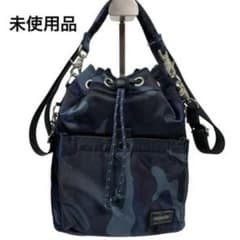 【未使用】PORTER　ポーター　バルーンサック　ショルダー バック 迷彩 美品】送料無料 PORTER ポーター BALLOONSAC MESH バルーン