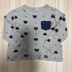 DOUBLE.B ビー君柄 長袖Tシャツ 90cmのサムネイル