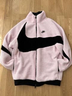レア⭐︎NIKE⭐︎XL⭐︎ボアリバーシブルジャケット プリズムピンク フルジップのサムネイル