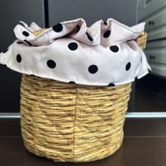 mimi 巾着型 ハンドバッグ ドット柄のサムネイル