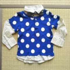☆ブルーアズール　重ね着風トップス☆のサムネイル