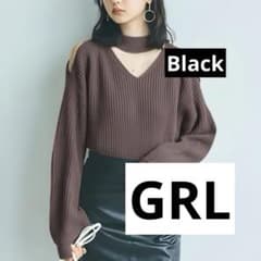 GRL オフショル　ニット　トップスのサムネイル