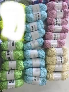 SYG様 GLOW YARN 蓄光毛糸 50g×24玉セット 編み物のサムネイル