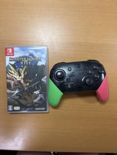 Nintendo Switch 프로콘 스프라툰 몬스터 헌터 첨부