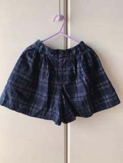 GU ショートパンツ キュロット　ネイビーのサムネイル